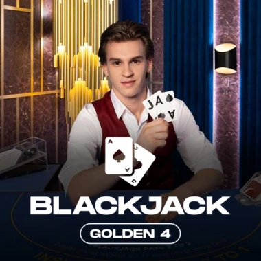 Golden Blackjack 4 game tile